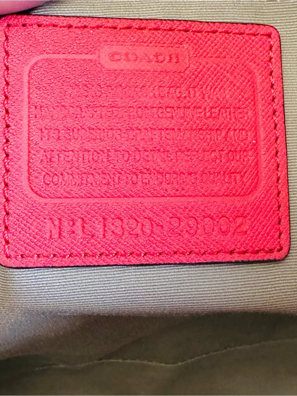 🔥 COACH PINK TOTE — CLASSIC STYLE Style 29002 GREAT RESTORATION PIECE AS IS